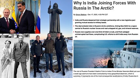 Trump Greenland Charlie Kirk India Venezuela maduro modi russia Arctic connected