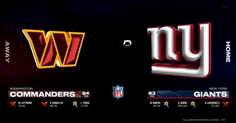 Ep9 Giants Franchise: vs Washington: Cam goes OFF!