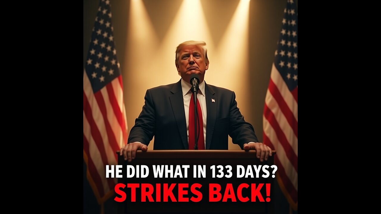 He Did What in Just 134 Days?! Trump's 2025 Moves Are Changing the World- and the Media Can't Keep U