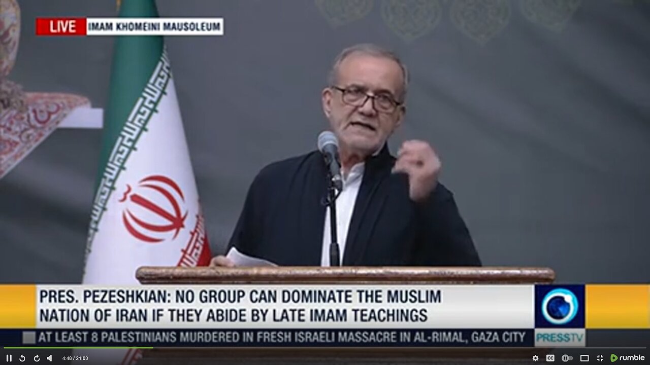 Iran's president Pezeshkian's speech (English) June 03 2025