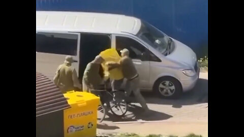 Ukraine, kidnapping people from the street to send them to die in a useless war that could’ve been prevented.