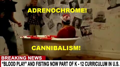 Sick Satanic Cannibal Adrenochrome Blood Play in Public Schools!