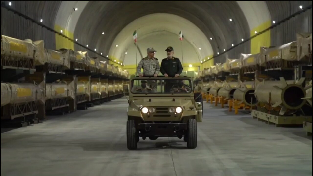 Iran releases a video of an underground base filled with weaponry