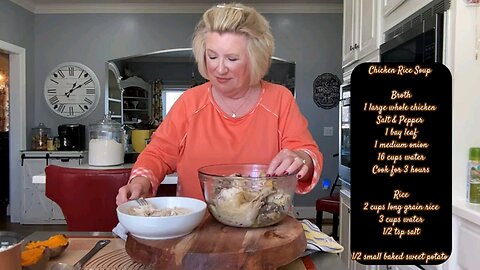 Homemade Chicken & Rice Soup With a Secret Ingredient! The Best Soup You Will Ever Make!