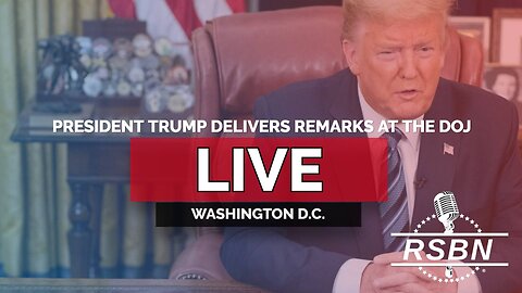 LIVE: President Trump Delivers Remarks at the DOJ - 3/14/25