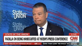 Sen Alex Padilla Claims He Didn't Charge DHS Secretary For A Viral Moment
