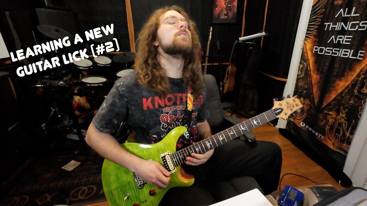 Learning a new guitar lick (#2)