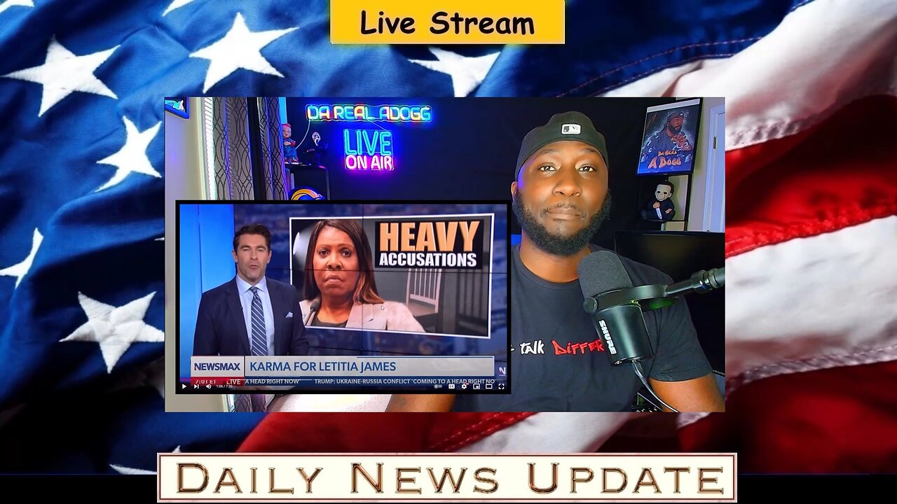 x329c: Da Real Adogg - SHOCKING NEW DETAILS.. Letitia James is GOING to PRISON for 30 YEARS after Trump SHOWED THIS VIDEO