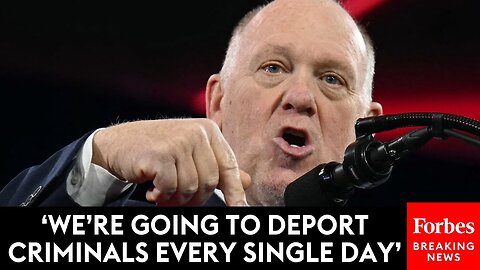 JUST IN: Tom Homan Has Extremely Blunt Response To Judge Who Ordered Deportation Flight Halted