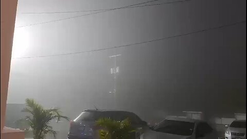 Happening now in Mandeville, Jamaica as Melissa Hurricane approaches