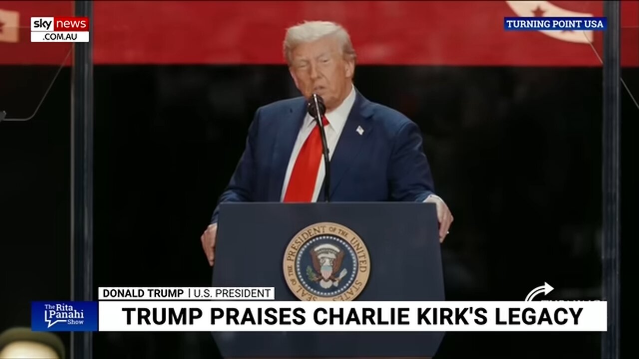 Rita Panahi: The 12 key moments from Charlie Kirks memorial