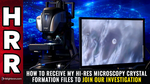 How to receive my hi-res microscopy crystal formation files to join our investigation