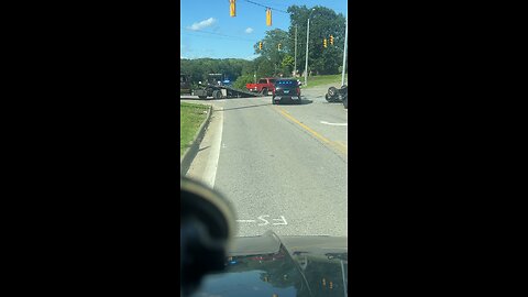 Three car roll over accident.