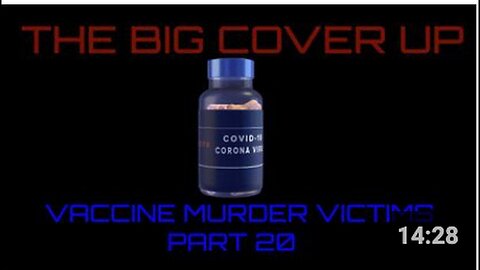 "Part 20: The Major Concealment - Deaths Linked to Vaccination"