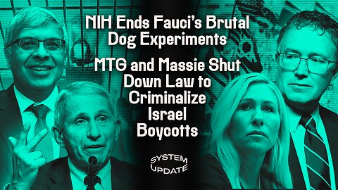 NIH Ends Fauci's Brutal Dog Experiments; MTG and Massie Shut Down Law to Criminalize Israel Boycotts | SYSTEM UPDATE #449