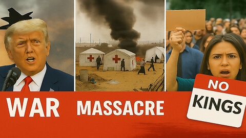 “Trump Threatens War with Iran | Gaza Aid Massacre | No Kings Protest Returns July 17!”