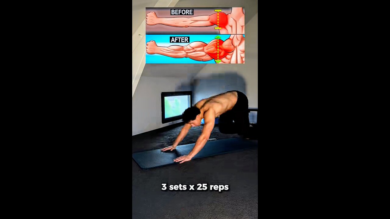 !Upper Body Home Workout – No Equipment Needed