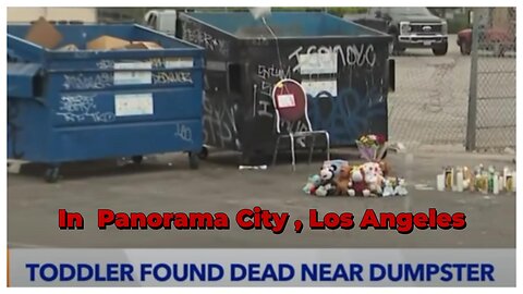 Undetected Footprints of a toddler found dead near a dumpster!