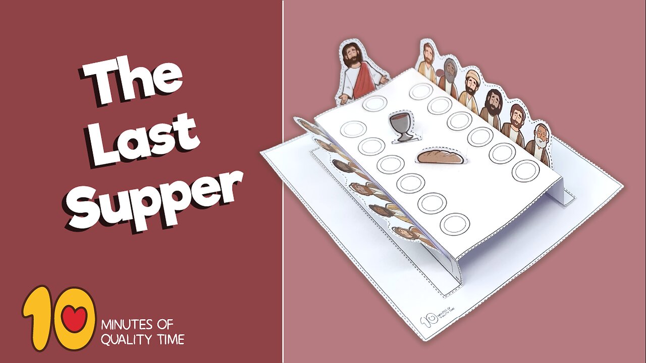 The Last Supper 3D Craft