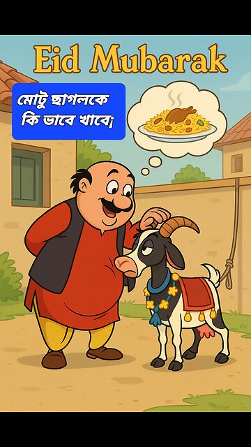 Motu Patlu Eid al-Adha Special | bangla motu patlu 2025