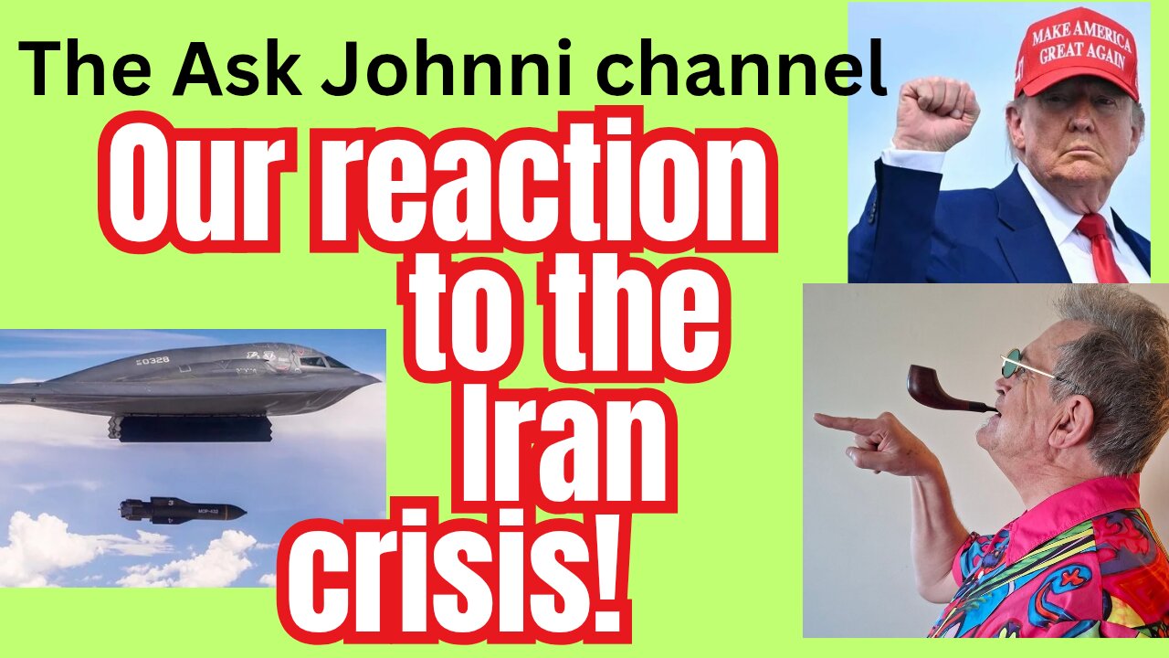 The Ask Johnni channel... hard hitting analysis of the middle east crisis.