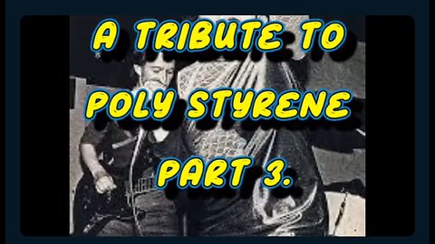 A TRIBUTE TO POLY STYRENE OF X RAY SPEX PART 3