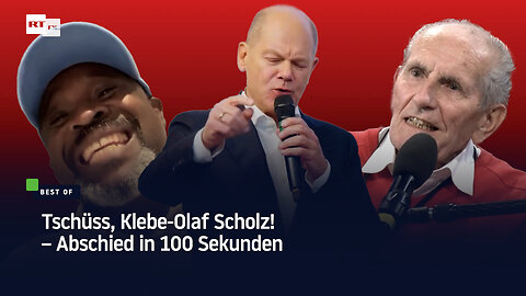 Tschüss, Klebe-Olaf Scholz! – Abschied in 100 Sekunden