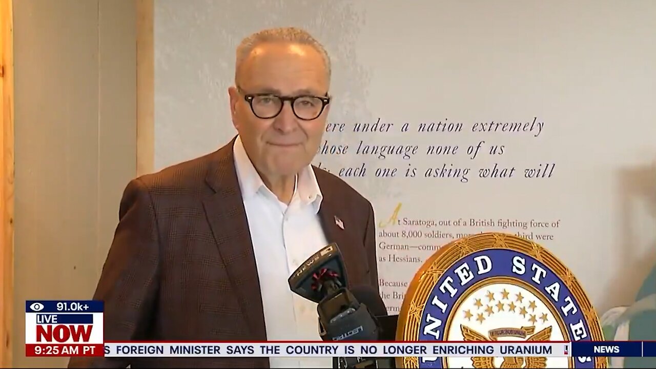 Schumer Pressed on Why Epstein Files Weren’t Released Under Biden