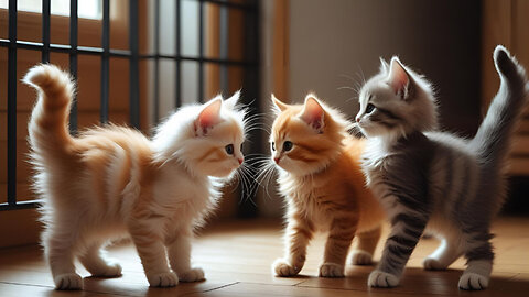 Cutest Kitten Meetup Ever 😻 | Heartwarming Cat Moments”