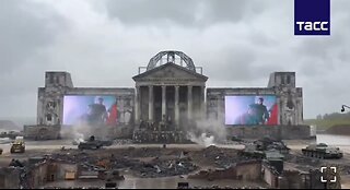 Putin builds full-size Reichstag in Moscow to show spine-tingling storming