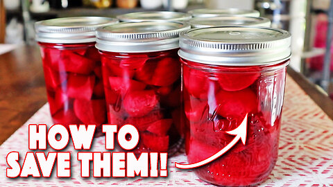 How To Can Beets! (Non-Pickled) Preserve Your Harvests!