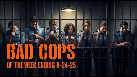 Bad Cops Of The Week Ending Sunday, 8-24-25