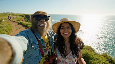 monkey vlogging in astaliya