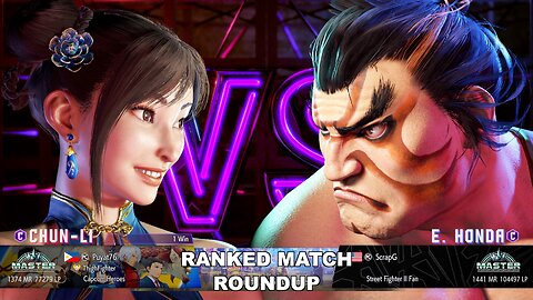Kuya Kalbo SF6 Ranked Match Roundup. Chun Li Master Rank [Hori Fight Stick]