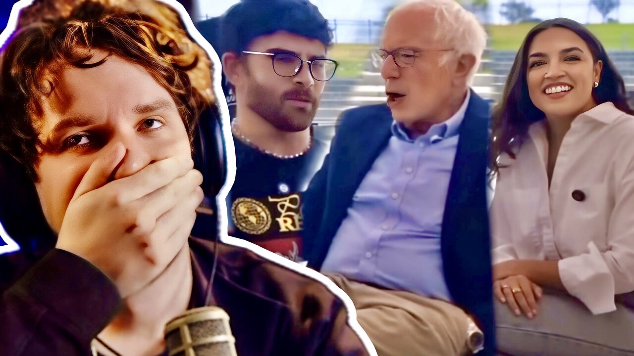 Destiny Reacts To Hasan Interviewing AOC & Bernie Sanders