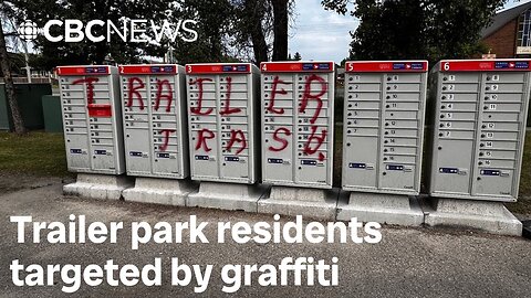 Winnipeg trailer park residents targeted by graffiti, anonymous letter