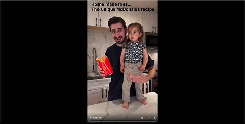 Home made fries... The unique McDonalds recipe.