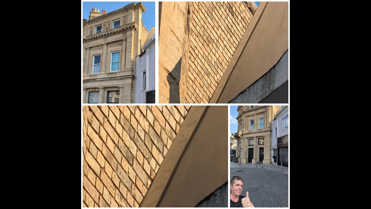 Were these yellow 'lego chunks' originally redbrick?