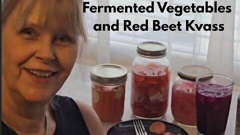 Fermented Vegetables - carrots, onions and radishes