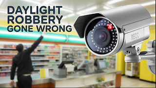 ONE Armed ROBBER Caught on Camera During Daylight!