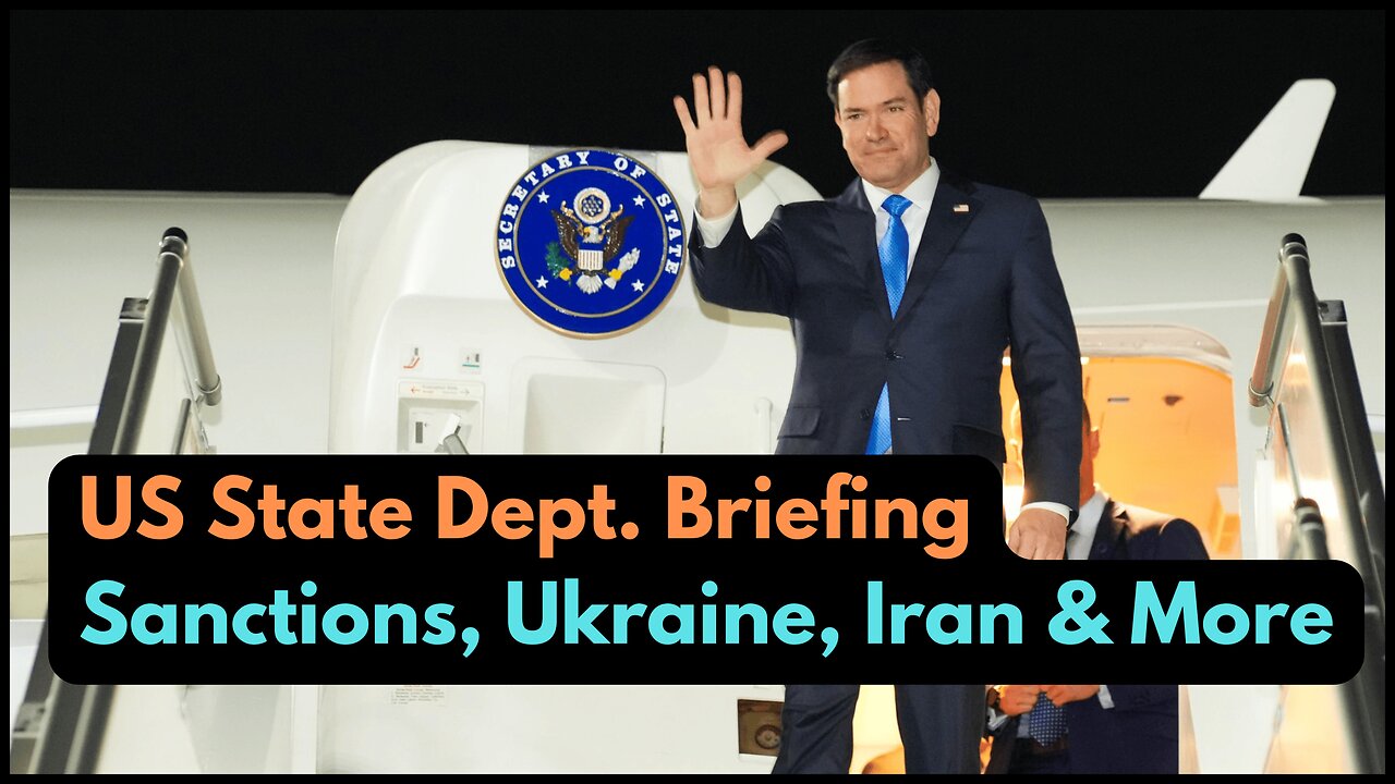 Live: US State Dept. Briefing: Sanctions, Ukraine, Iran, Greenland, Israel, EU | Amaravati Today