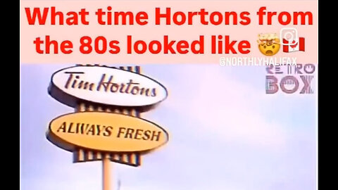 Tim Horton’s in the 80’s