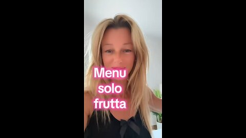 Dieta fruttariana per un giorno