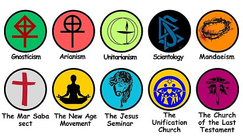 Ogni SETTA CHE DERIDE GESÙ CRISTO COME DIO spiegata DOCUMENTARIO Il paganesimo moderno,comprende una vasta serie di cults,sette e nuovi movimenti religiosi detti NRM e cult UFO,apocalittici che esistono da decenni