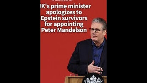 Breaking UK Keir Starmer regrets appointing Pedophile Ambassador & apologize to Epstein Survivors