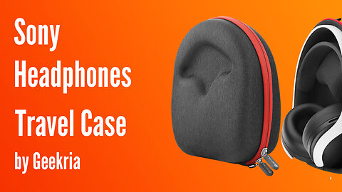 Sony Over-Ear Headphones Travel Case, Hard Shell Headset Carrying Case | Geekria
