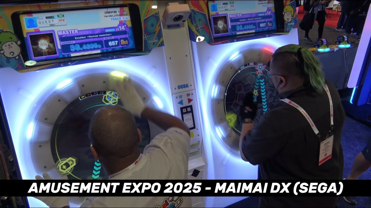 Checking Out Sega's Maimai DX [Amusement Expo 2025]