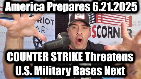 David Nino Rodriguez Big Intel Drop 6.21.25 - The COUNTER STRIKE Threatens U.S. Military Bases Next