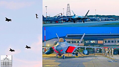 F-22 Raptors Rapid Deployment to England | USAF Dominates Global Operations