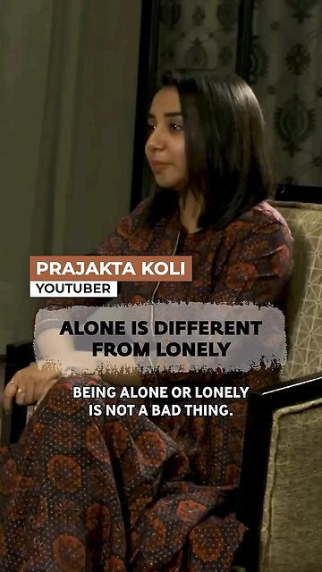 Being Alone is not the same as Being Lonely